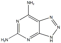 5-amino-3H-[1,2,3]triazolo[4,5-d]pyrimidin-7-ylamine Struktur