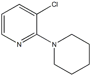 3-chloro-2-(1-piperidinyl)pyridine Struktur