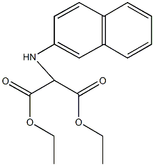 diethyl 2-(2-naphthylamino)malonate Struktur