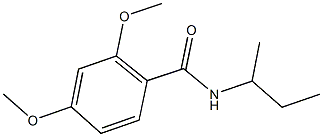 N-(sec-butyl)-2,4-dimethoxybenzamide Struktur