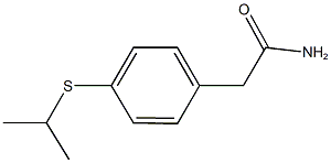 2-[4-(isopropylsulfanyl)phenyl]acetamide Struktur