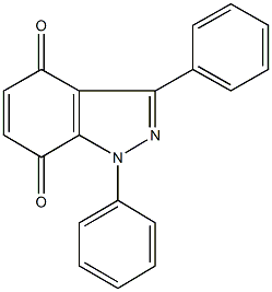 1,3-diphenyl-1H-indazole-4,7-dione Struktur