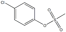 4-chlorophenyl methanesulfonate Struktur