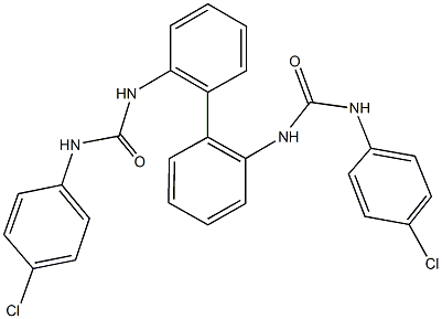 2,2'-bis{[(4-chloroanilino)carbonyl]amino}-1,1'-biphenyl Struktur