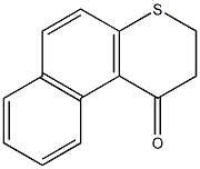 2,3-dihydro-1H-benzo[f]thiochromen-1-one Struktur