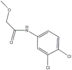 N-(3,4-dichlorophenyl)-2-methoxyacetamide Struktur