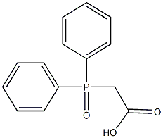 (diphenylphosphoryl)acetic acid Struktur