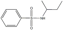 N-(sec-butyl)benzenesulfonamide Struktur