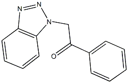 2-(1H-1,2,3-benzotriazol-1-yl)-1-phenylethanone Struktur