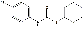 N'-(4-chlorophenyl)-N-cyclohexyl-N-methylurea Struktur