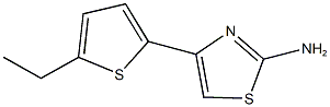 4-(5-ethyl-2-thienyl)-1,3-thiazol-2-ylamine Struktur