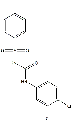 1-(3,4-Dichlorophenyl)-3-(4-methylphenylsulfonyl)urea Struktur