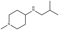 1-methyl-N-(2-methylpropyl)piperidin-4-amine Struktur