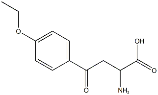 2-amino-4-(4-ethoxyphenyl)-4-oxobutanoic acid Struktur