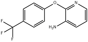 2-[4-(trifluoromethyl)phenoxy]pyridin-3-amine Struktur