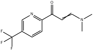 (2E)-3-(dimethylamino)-1-[5-(trifluoromethyl)pyridin-2-yl]prop-2-en-1-one Structure