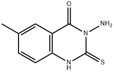 3-amino-6-methyl-2-sulfanylidene-1H-quinazolin-4-one Struktur