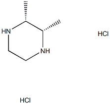 (2R,3S)-2,3-dimethylpiperazine dihydrochloride Struktur