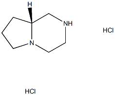 (R)-OCTAHYDRO-PYRROLO[1,2-A]PYRAZINE DIHYDROCHLORIDE Struktur