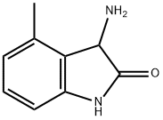 3-AMINO-4-METHYL-1,3-DIHYDRO-2H-INDOL-2-ONE Struktur