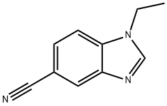 1-ethyl-1H-benzimidazole-5-carbonitrile(SALTDATA: FREE) Struktur