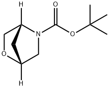 tert-butyl 5-o×a-2-aza-bicyclo[2.2.1]heptane-2-carbo×ylate Struktur