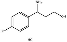 3-(4-bromophenyl)-DL-beta-alaninol HCl Struktur