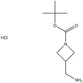 1-N-BOC-3-AMINOMETHYL AZETIDINE-HCl Struktur