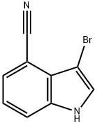 3-Bromo-4-cyanoindole Struktur