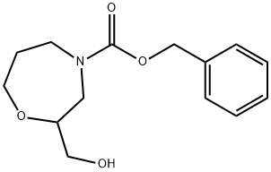 N-Cbz-2-(hydroxyMethyl)hoMoMorpholine Struktur