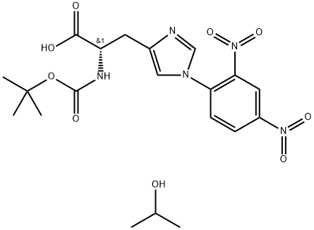 (Tert-Butoxy)Carbonyl His(Dnp)-OH·IPA Struktur