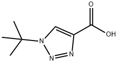 1-tert-butyl-1H-1,2,3-triazole-4-carboxylic acid Struktur