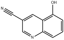 5-hydroxyquinoline-3-carbonitrile Struktur