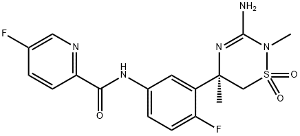 MK8931, 1286770-55-5, 結(jié)構(gòu)式