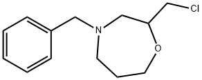 4-benzyl-2-(chloromethyl)-1,4-oxazepane(SALTDATA: FREE) Struktur