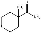 2H-Thiopyran-4-carboxamide,4-aminotetrahydro-(9CI) Struktur