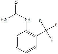 [2-(trifluoromethyl)phenyl]urea Struktur