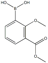 2-methoxy-3-(methoxycarbonyl)phenylboronic acid Struktur