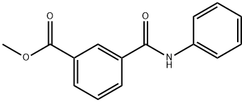 methyl 3-(anilinocarbonyl)benzoate Struktur