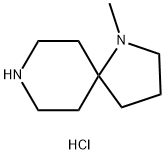 1,8-Diazaspiro[4.5]decane, 1-methyl-, hydrochloride (1:2) Struktur