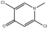 2,5-Dichloro-1-methyl-3,6-2H-pyridin-4-one Struktur