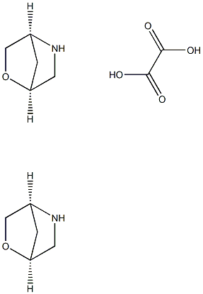 (1S,4S)-2-Oxa-5-azabicyclo[2.2.1]heptane heMioxalate Struktur