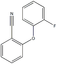 2-(2-fluorophenoxy)benzonitrile Struktur