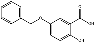 5-(benzyloxy)-2-hydroxybenzoic acid Struktur