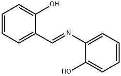 2-[(1E)-[(2-hydroxyphenyl)imino]methyl]phenol Struktur