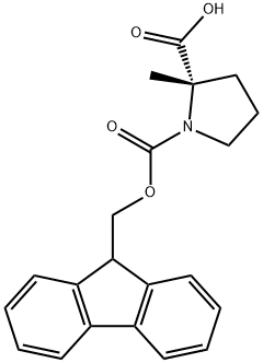 FMoc-α-Me-Pro-OH Struktur