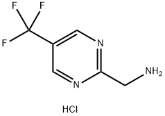 (5-(trifluoromethyl)pyrimidin-2-yl)methanamine hcl Struktur