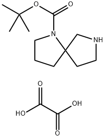 tert-Butyl 1,7-diazaspiro[4.4]nonane-1-carboxylate oxalate(2:1) Struktur