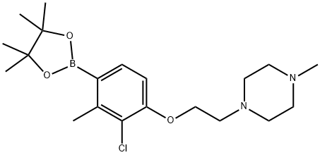 1-(2-(2-chloro-3-methyl-4-(4,4,5,5-tetramethyl Struktur