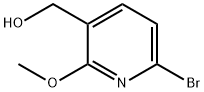 6-BroMo-2-Methoxypyridin-3-yl)Methanol Struktur